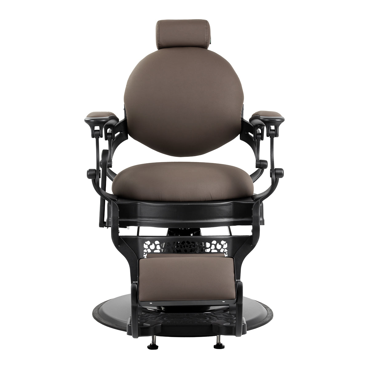 Barber chair Gabbiano Niccolo brown buttonless