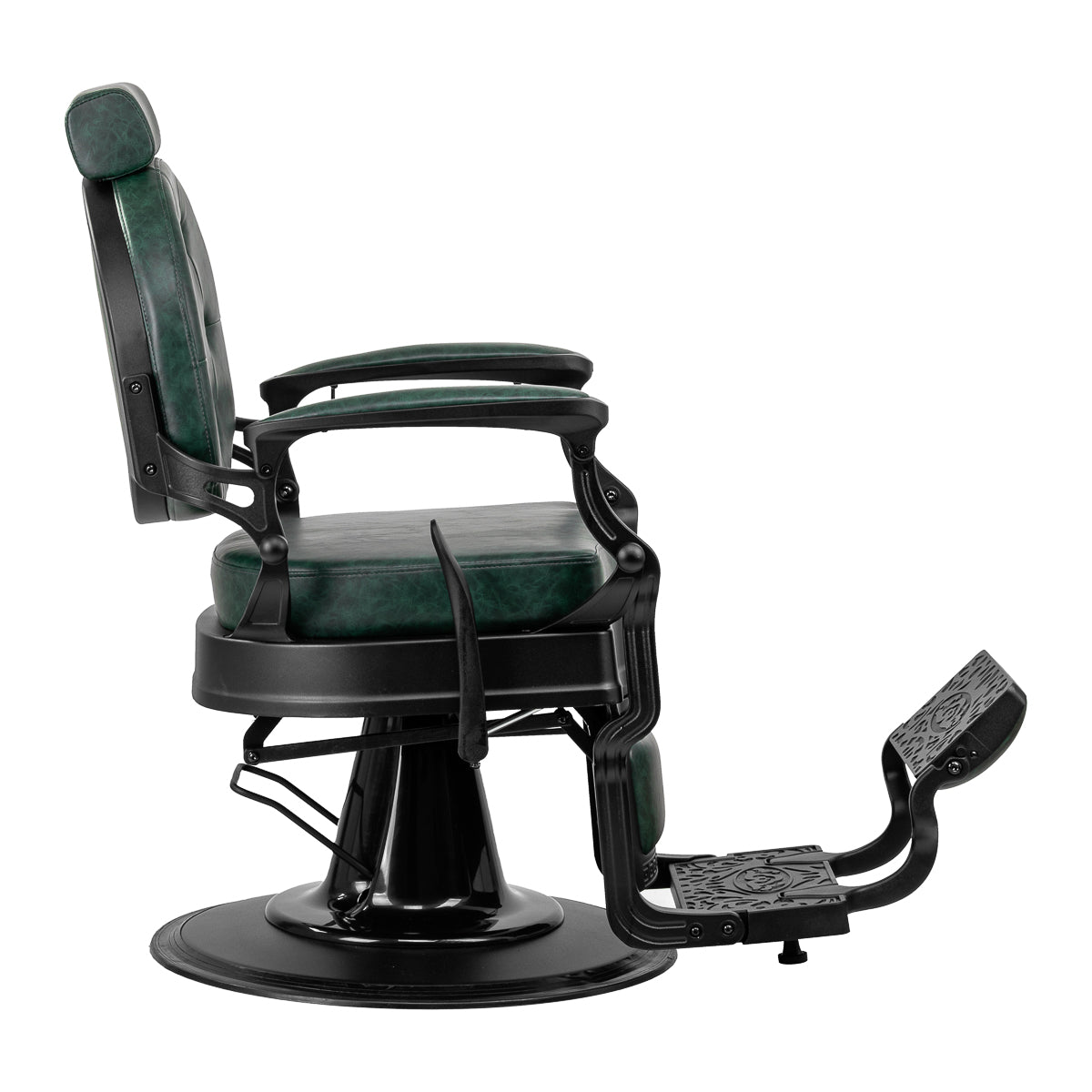 Barber chair Gabbiano President green