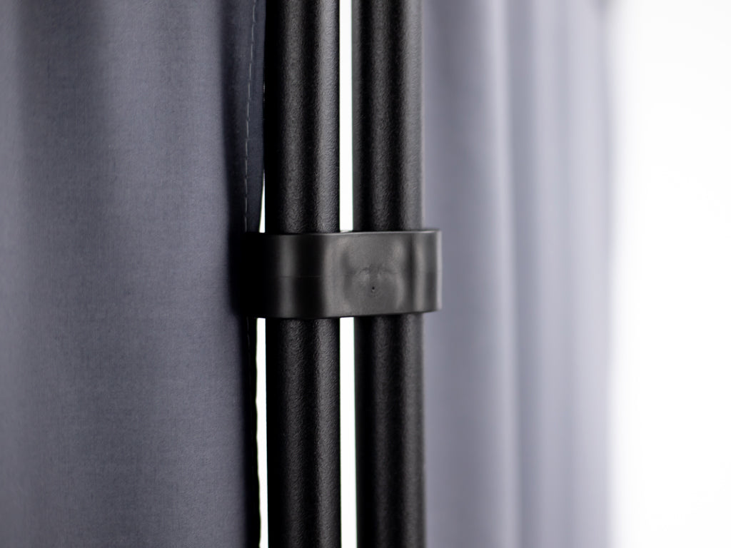 Standard Black Modular Screen Curtain Grey