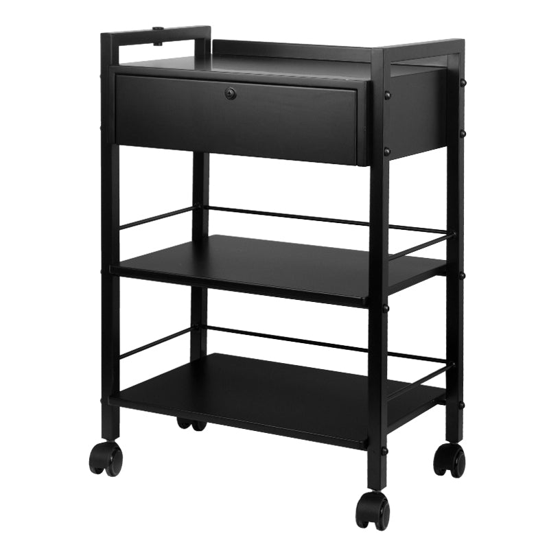 Rullvagn PRO INK 1019A svart med en låsbar låda