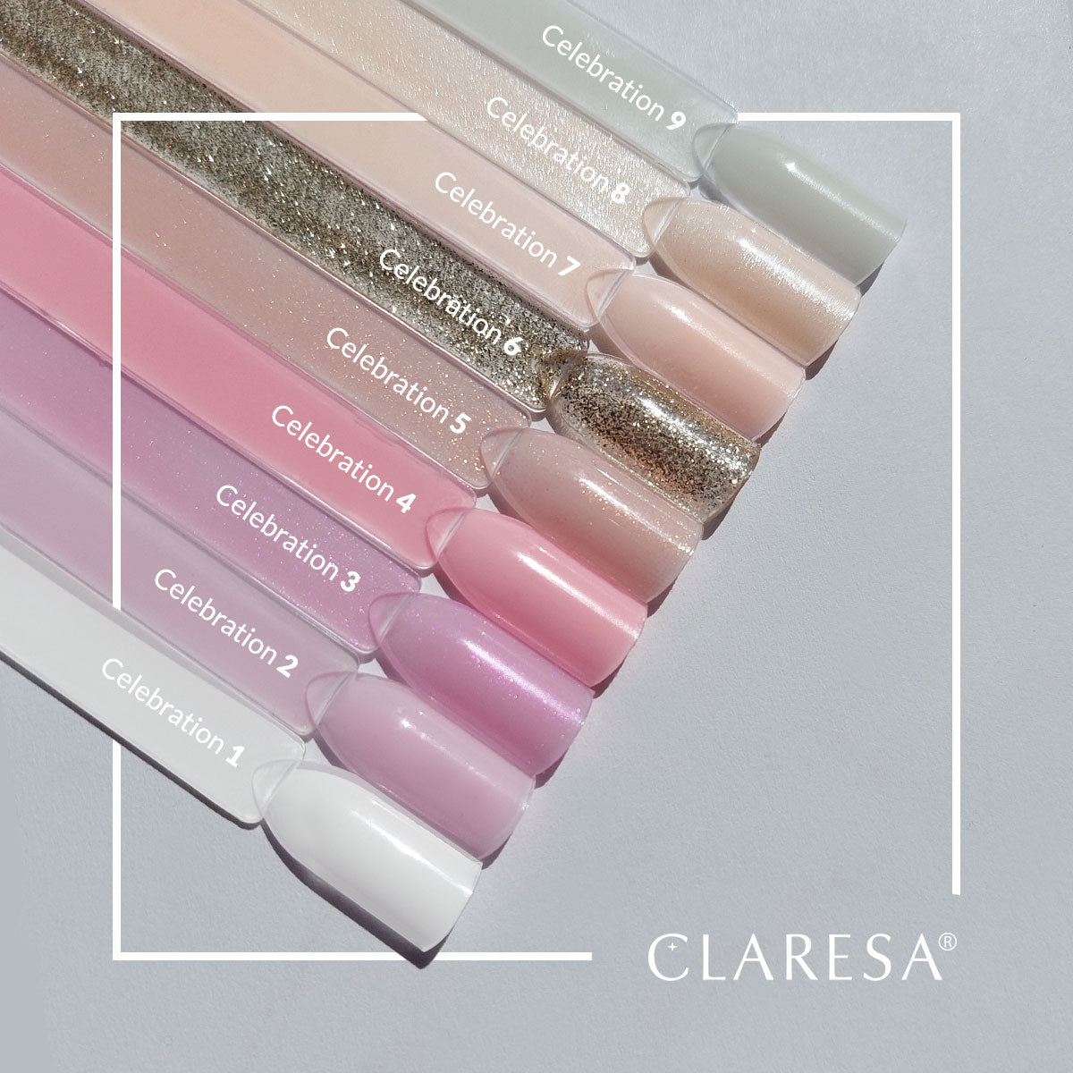 CLARESA Hybrid nail polish CELEBRATION 6 -5g