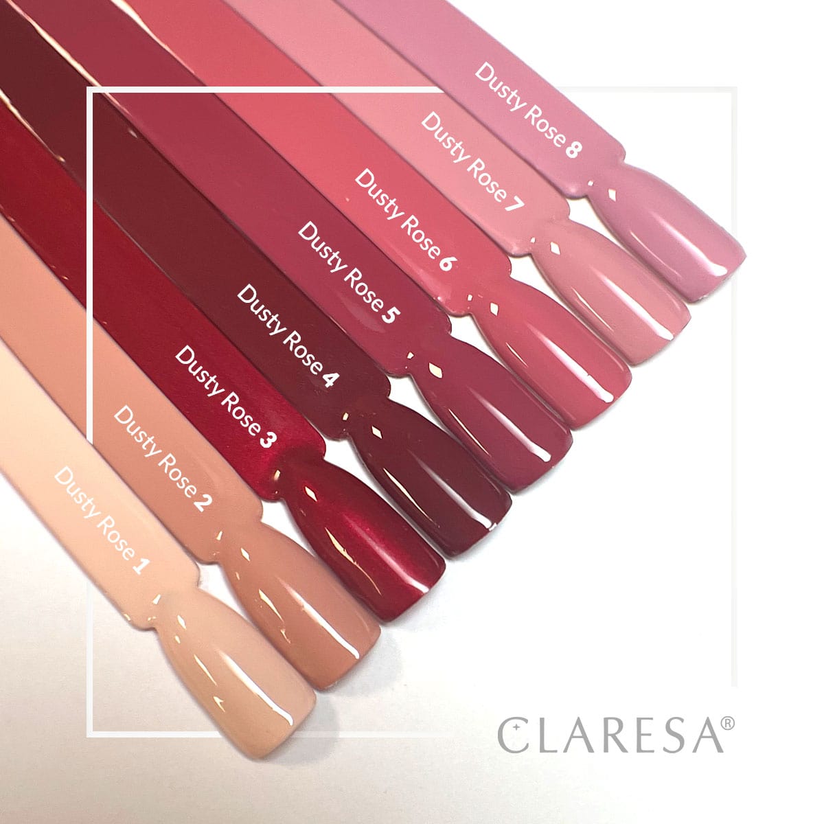 CLARESA Hybrid nail polish DUSTY ROSE 5 -5g